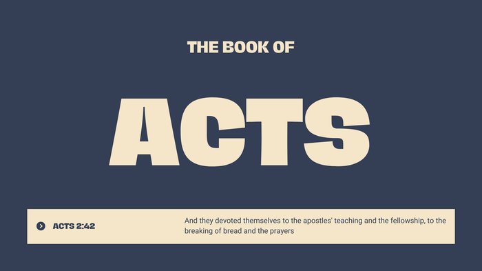 The Book Of Acts Thumbnail
